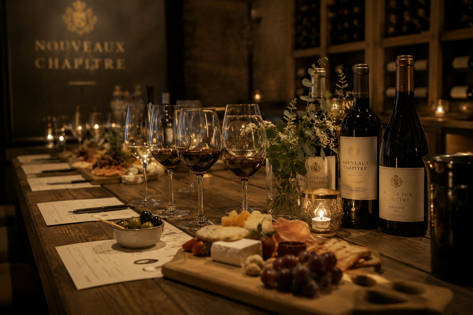 Nouveaux Chapitre luxury wine tasting experience